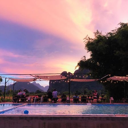 Jungle Paradise Vangvieng - Bungalows Vang Vieng Ngoại thất bức ảnh