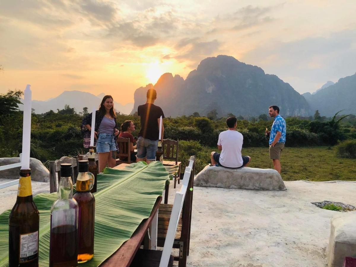 Jungle Paradise Vangvieng - Bungalows Vang Vieng Ngoại thất bức ảnh