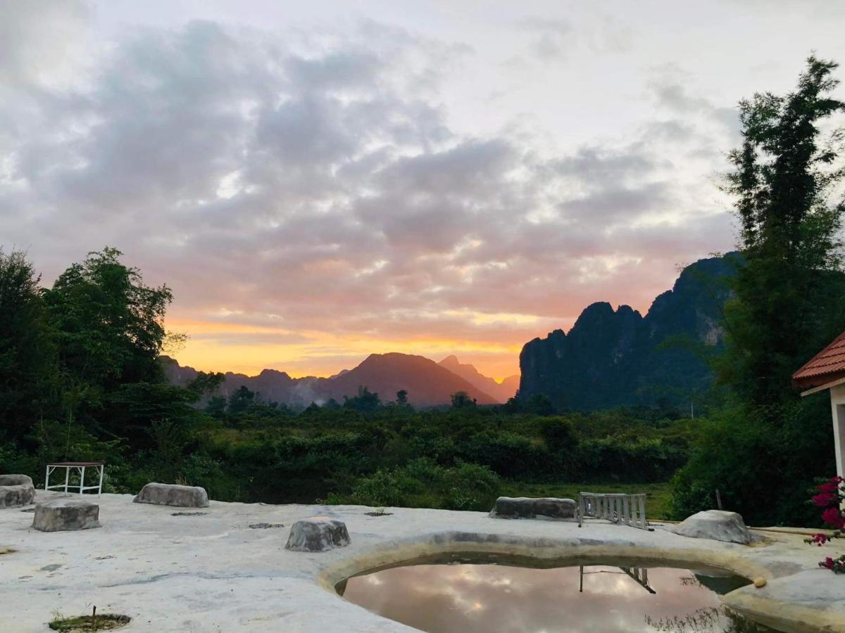Jungle Paradise Vangvieng - Bungalows Vang Vieng Ngoại thất bức ảnh