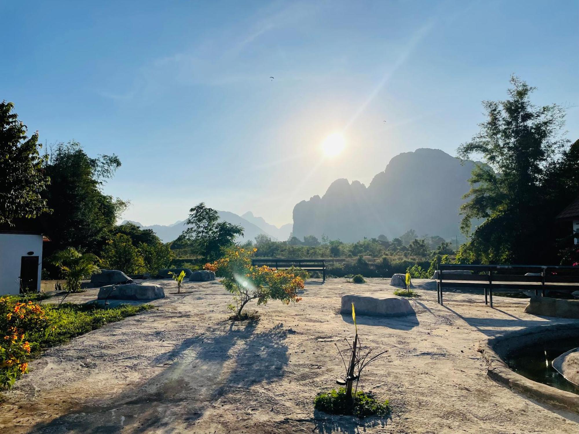 Jungle Paradise Vangvieng - Bungalows Vang Vieng Ngoại thất bức ảnh