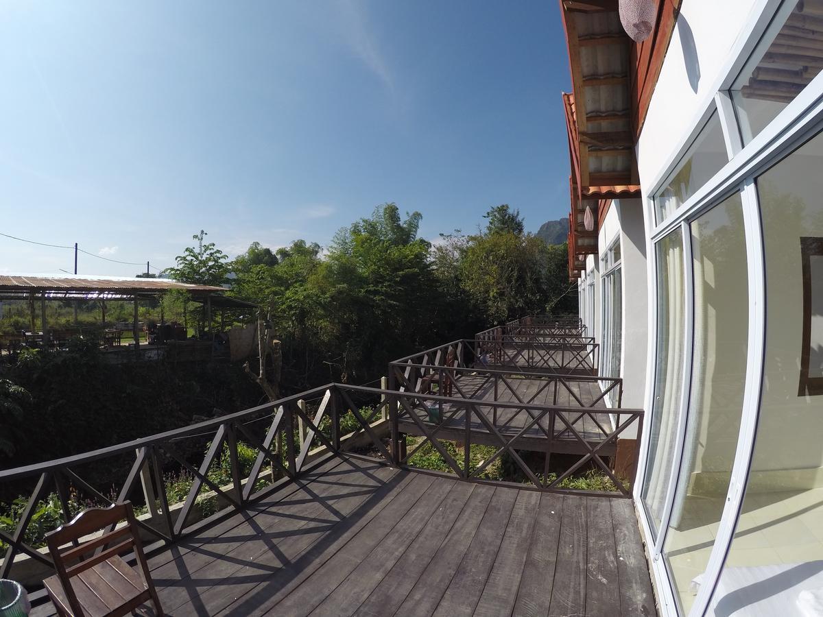 Jungle Paradise Vangvieng - Bungalows Vang Vieng Ngoại thất bức ảnh