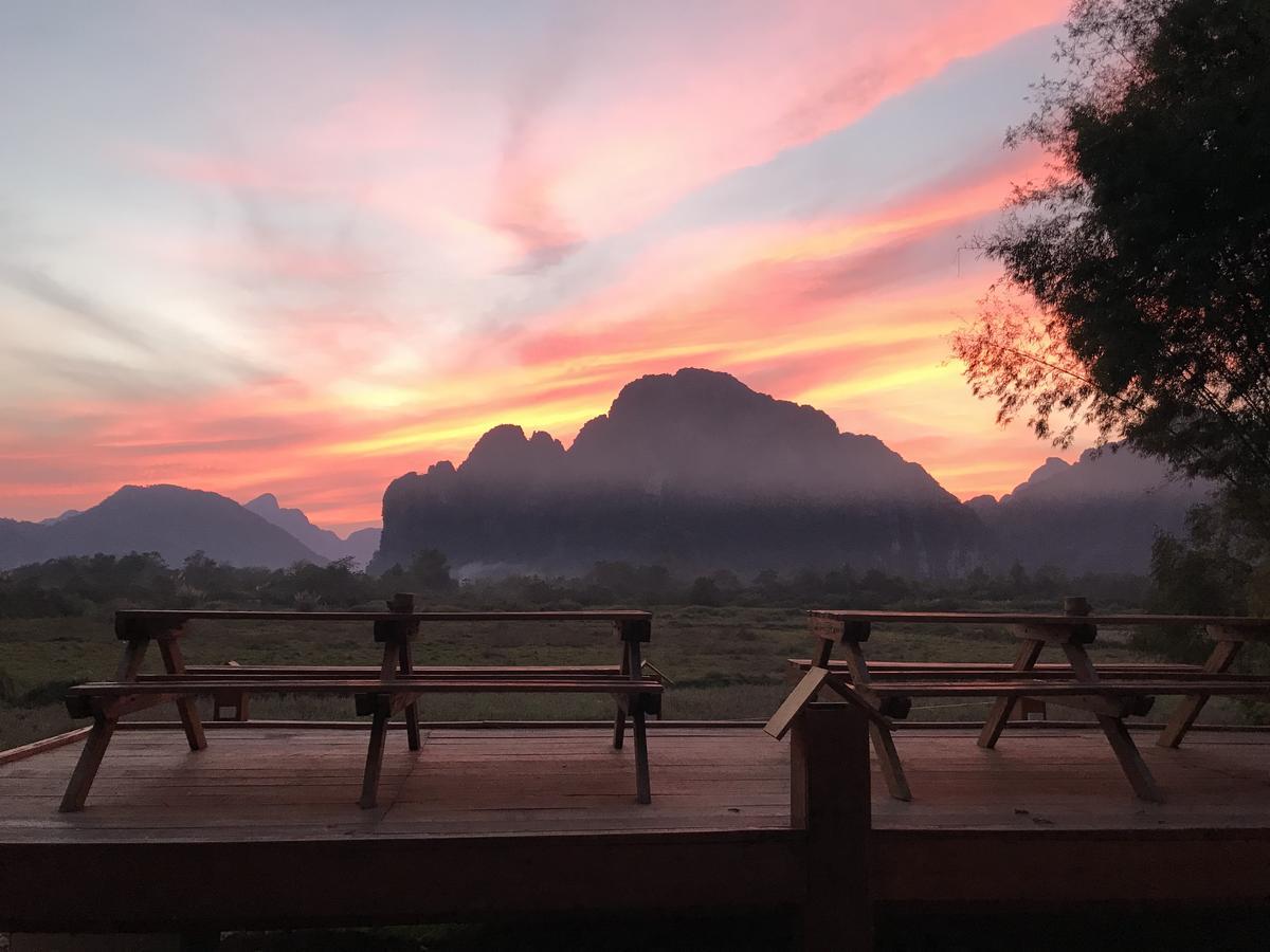 Jungle Paradise Vangvieng - Bungalows Vang Vieng Ngoại thất bức ảnh