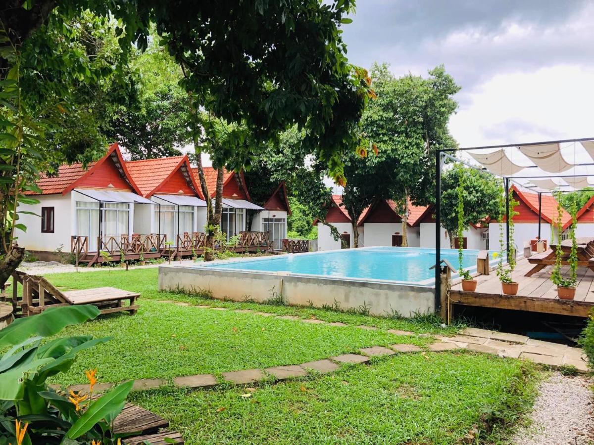 Jungle Paradise Vangvieng - Bungalows Vang Vieng Ngoại thất bức ảnh