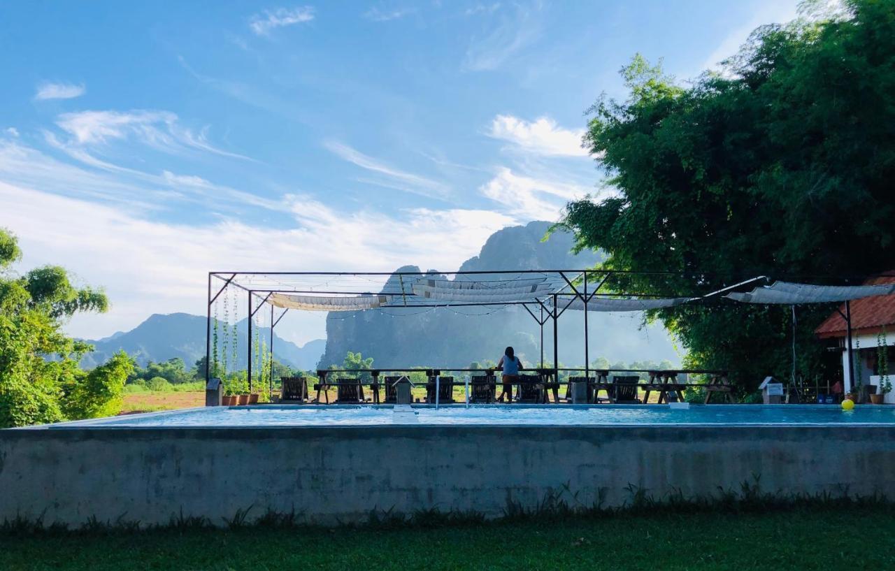 Jungle Paradise Vangvieng - Bungalows Vang Vieng Ngoại thất bức ảnh